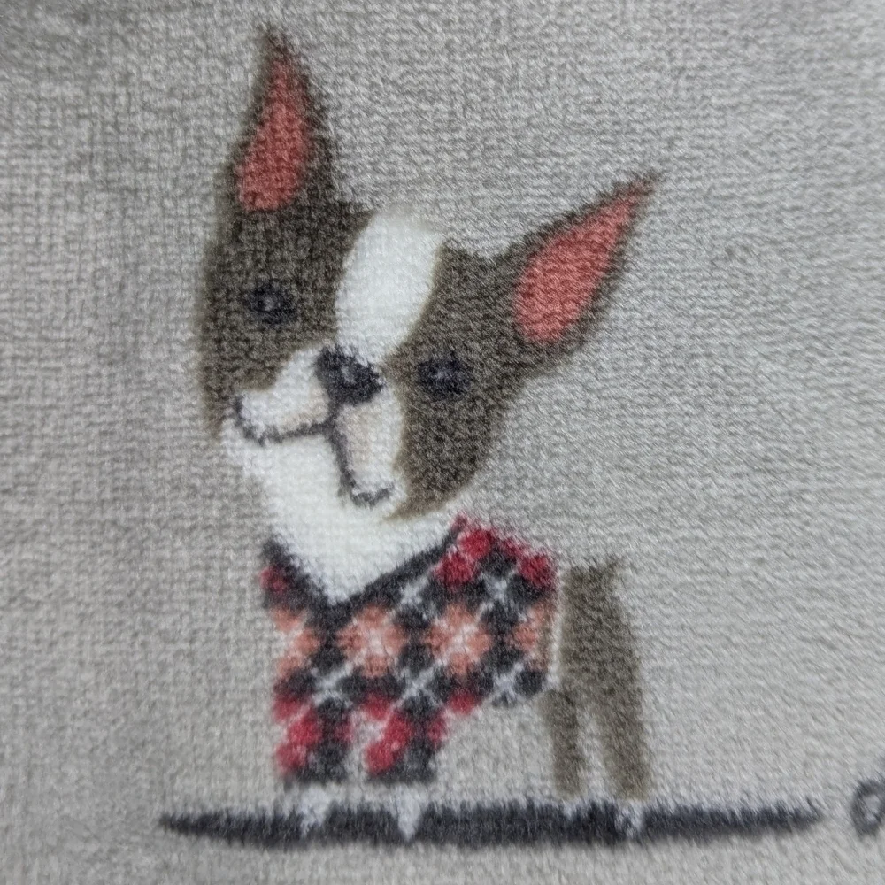Winter Dog Print Various Breeds Sweaters Plush Throw Blanket 60